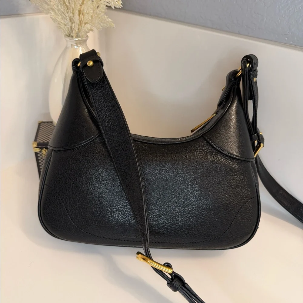 🎀GUCCI Black Small Double G Aphrodite Shoulder Bag - Picture 8 of 16